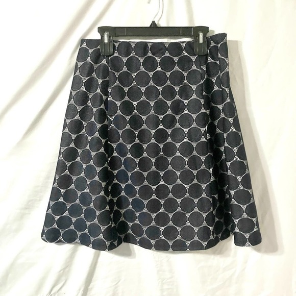 Women's L Renee C Maybell Lace Detail A-Line Mini Skirt - Picture 4 of 8